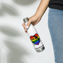 Load image into Gallery viewer, Envision Dream Rainbow Heart Stainless Steel Water Bottle
