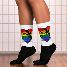 Load image into Gallery viewer, Envision Dream Rainbow Heart Socks
