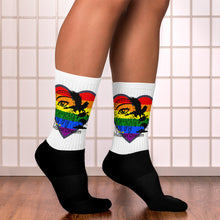 Load image into Gallery viewer, Envision Dream Rainbow Heart Socks
