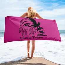 Load image into Gallery viewer, Envision Dream Beach Towel Pink
