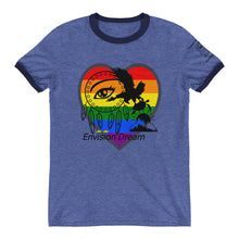 Load image into Gallery viewer, Envision Dream Rock-n-Roll Rainbow Heart Shirt
