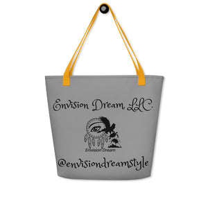Envision Dream Catch All Grey Tote Bag