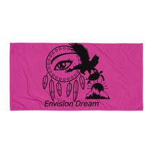 Load image into Gallery viewer, Envision Dream Beach Towel Pink

