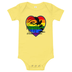 Envision Dream Baby Rainbow Heart Onesie
