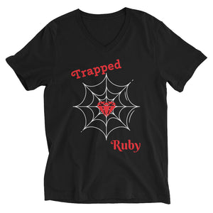 Trapped Ruby V-Neck T-Shirt