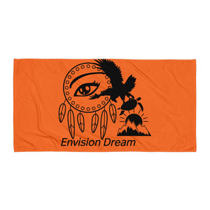 Envision Dream Beach Towel Orange