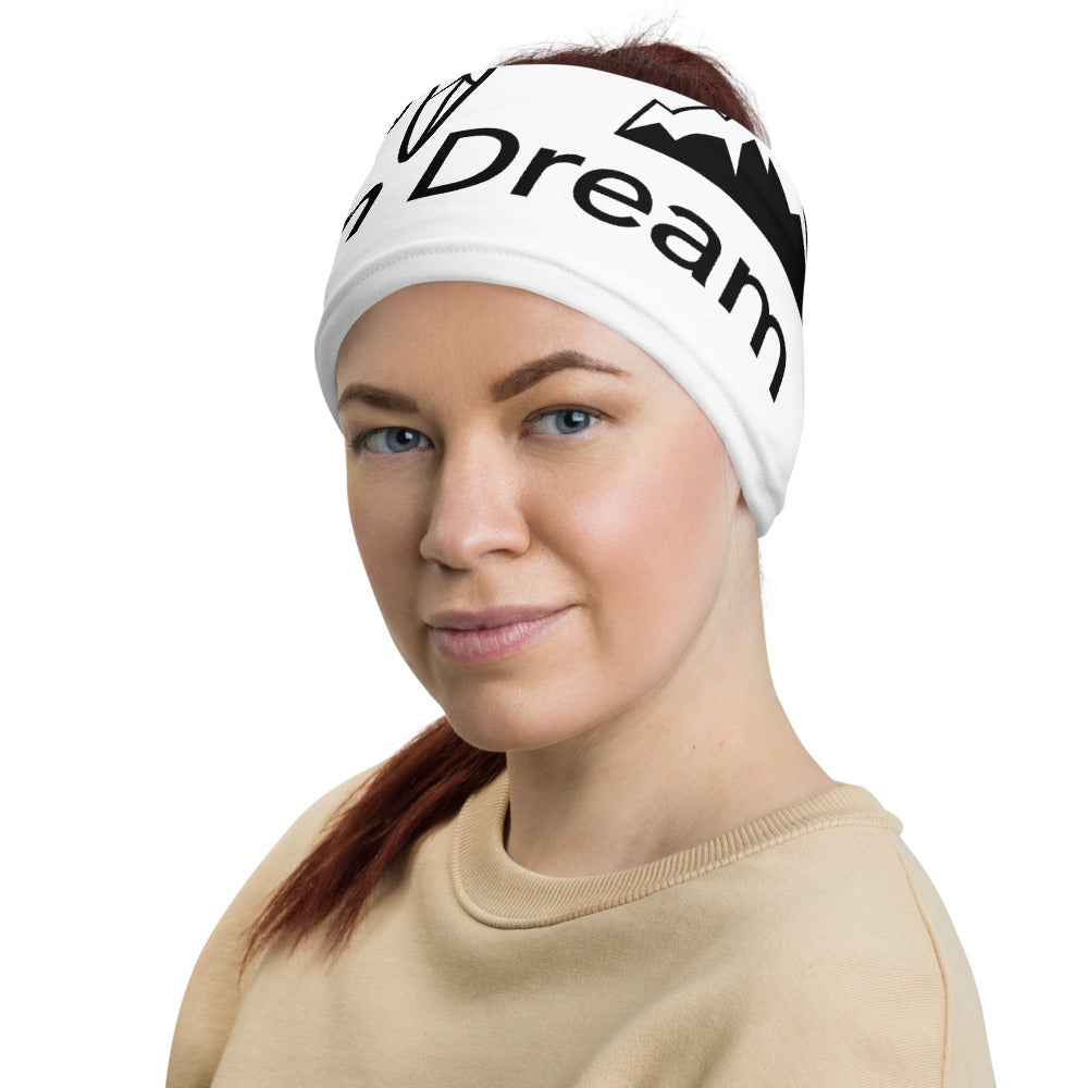 Envision Dream Versatile White Head Wrap and Neck Warmer