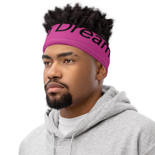 Load image into Gallery viewer, Envision Dream Versatile Pink Head Wrap and Neck Warmer
