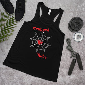 Trapped Ruby Flowy Racer Back Tank