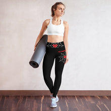 Load image into Gallery viewer, Trapped Ruby Yoga Leggings
