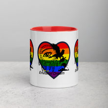 Load image into Gallery viewer, Envision Dream Sip &amp; Think Rainbow Heart Mug
