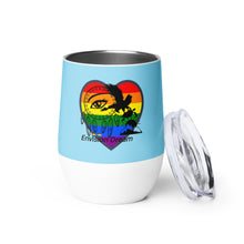 Load image into Gallery viewer, Sip &amp; Think Envision Dream Rainbow Wine Tumbler
