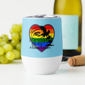 Sip & Think Envision Dream Rainbow Wine Tumbler