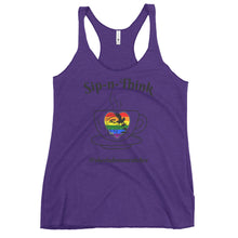 Load image into Gallery viewer, Sip-n-Think Women&#39;s Racerback Tank
